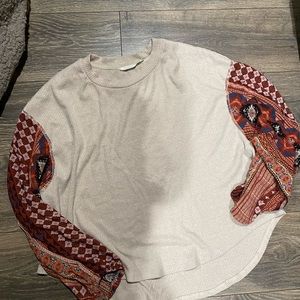 Boho Balloon Sleeve Top